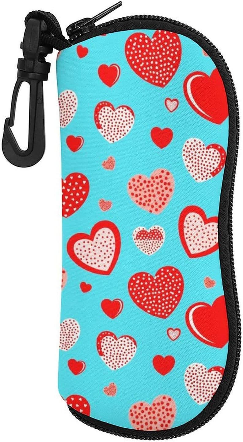 Reinforced Sunglasses Case with Dual Zippers, Durable Travel Organizer for Camping & Fishing
