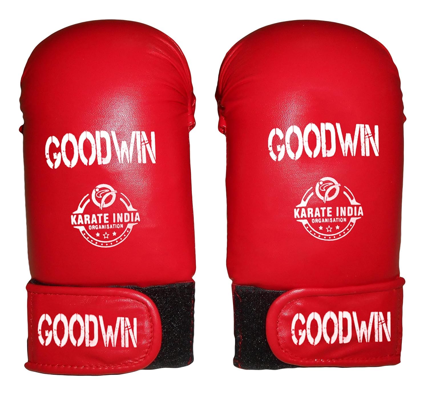 Kai Approved Good Win Karate Hand Gloves - Cotton - Free Size (Red, S)-image-36