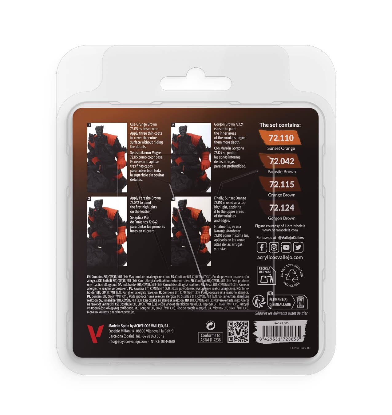 Vallejo 772385 Kit de modélisme, Multicolore