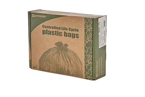 Miniatura 7 de STOUT by Envision STOG3344B11 Bolsas de plástico controladas para ciclo de vida, 33 x 44 pulgadas, capacidad de 39 galones, grosor de 1.10 mil,