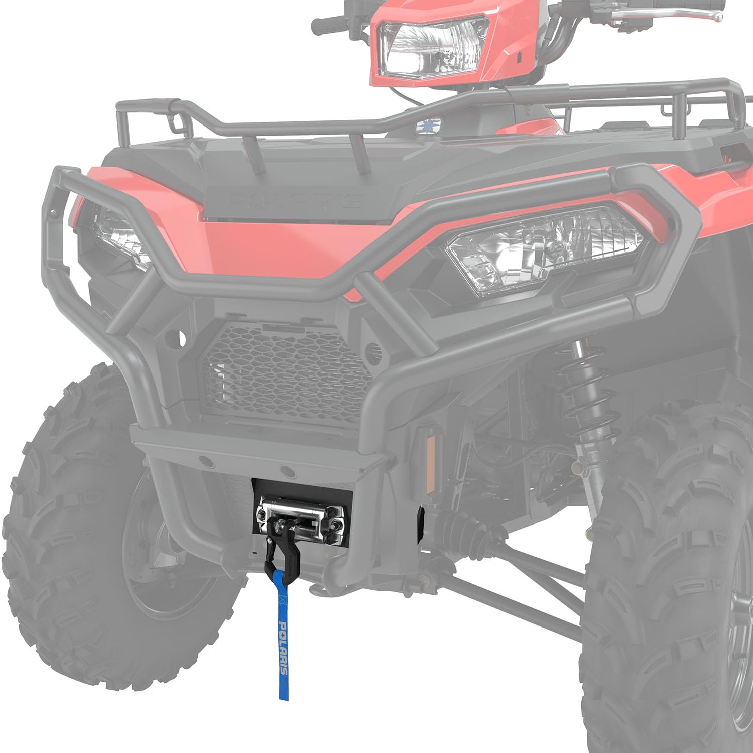 Amazon.com: Polaris ATV HD 2,500 lb. Winch with Steel Cable