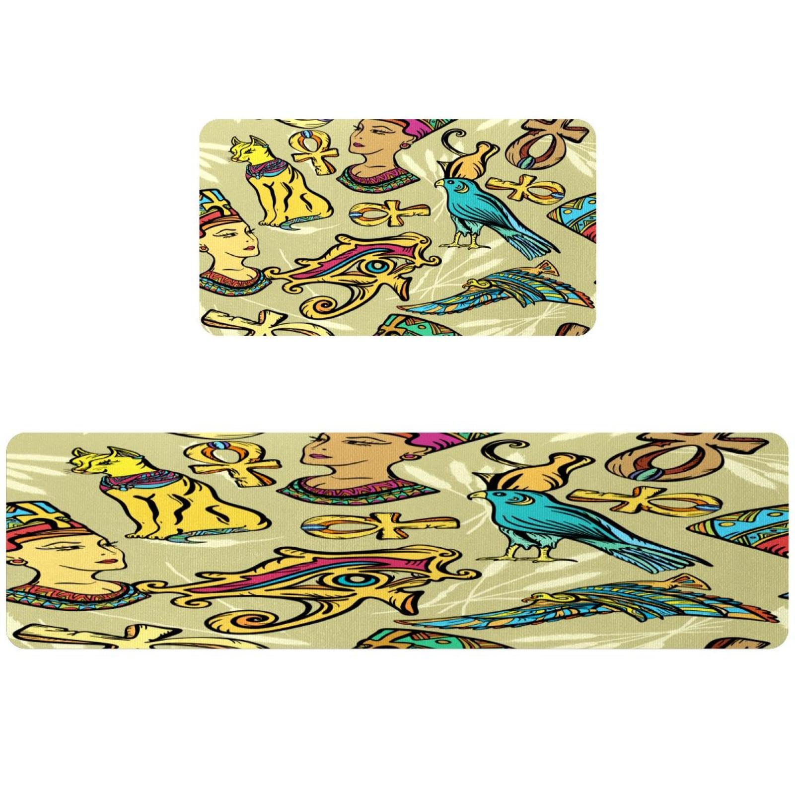 Tapete de cocina de 2 piezas absorbente antideslizante para evitar caídas VAPOKF