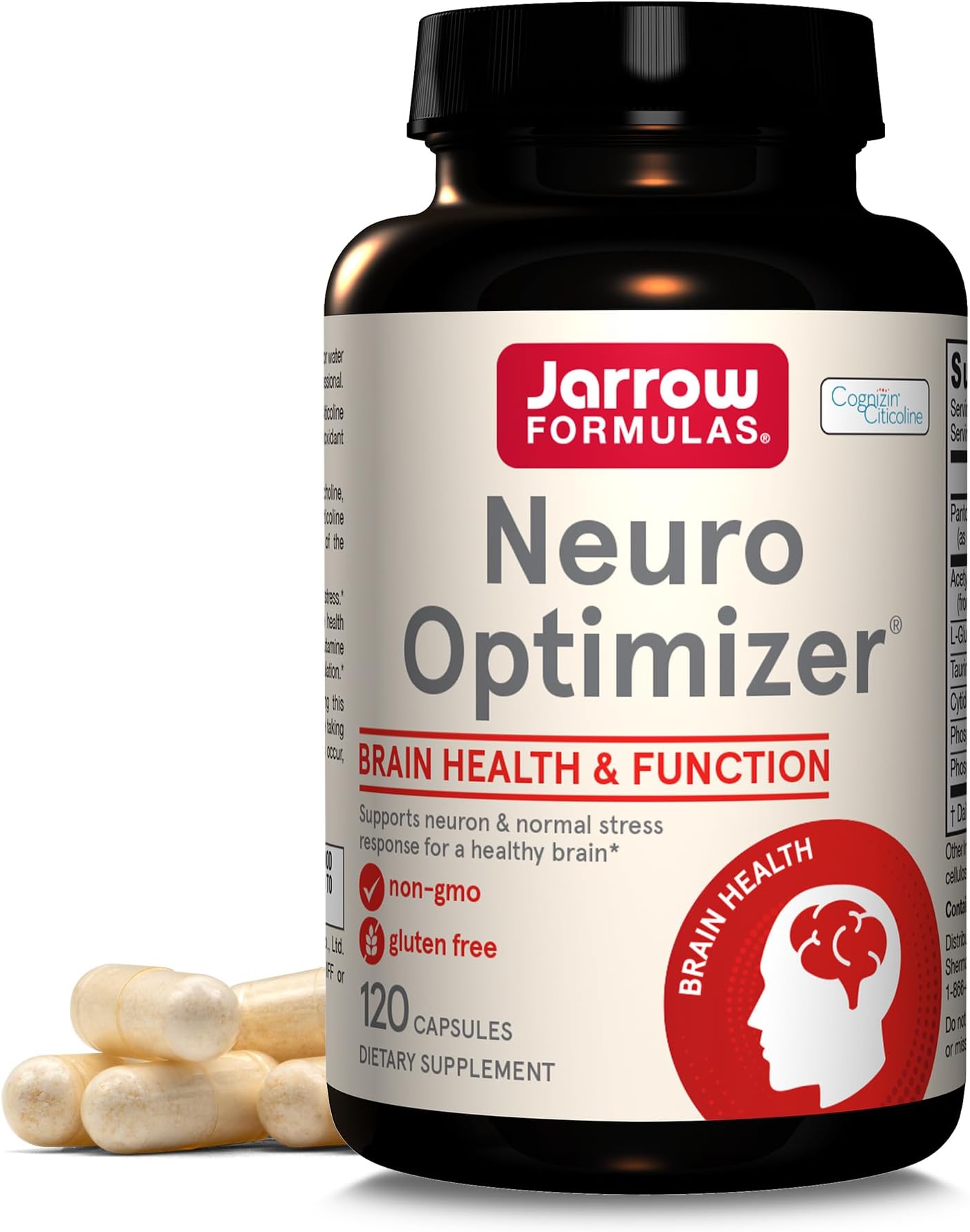 Neuro Optimizer - 120 Capsules - Brain Health & Antioxidant Support - Includes 7 Neuro Nutrients - Gluten Free - 30 Servings (Packaging May Vary)
