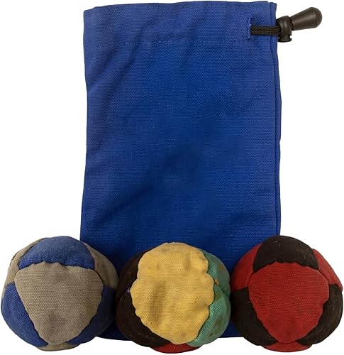 HYYGOCCTV Knitted Soccer Footbags Hacky Dirt Bag Set Hand-Made Knitted Footbag S