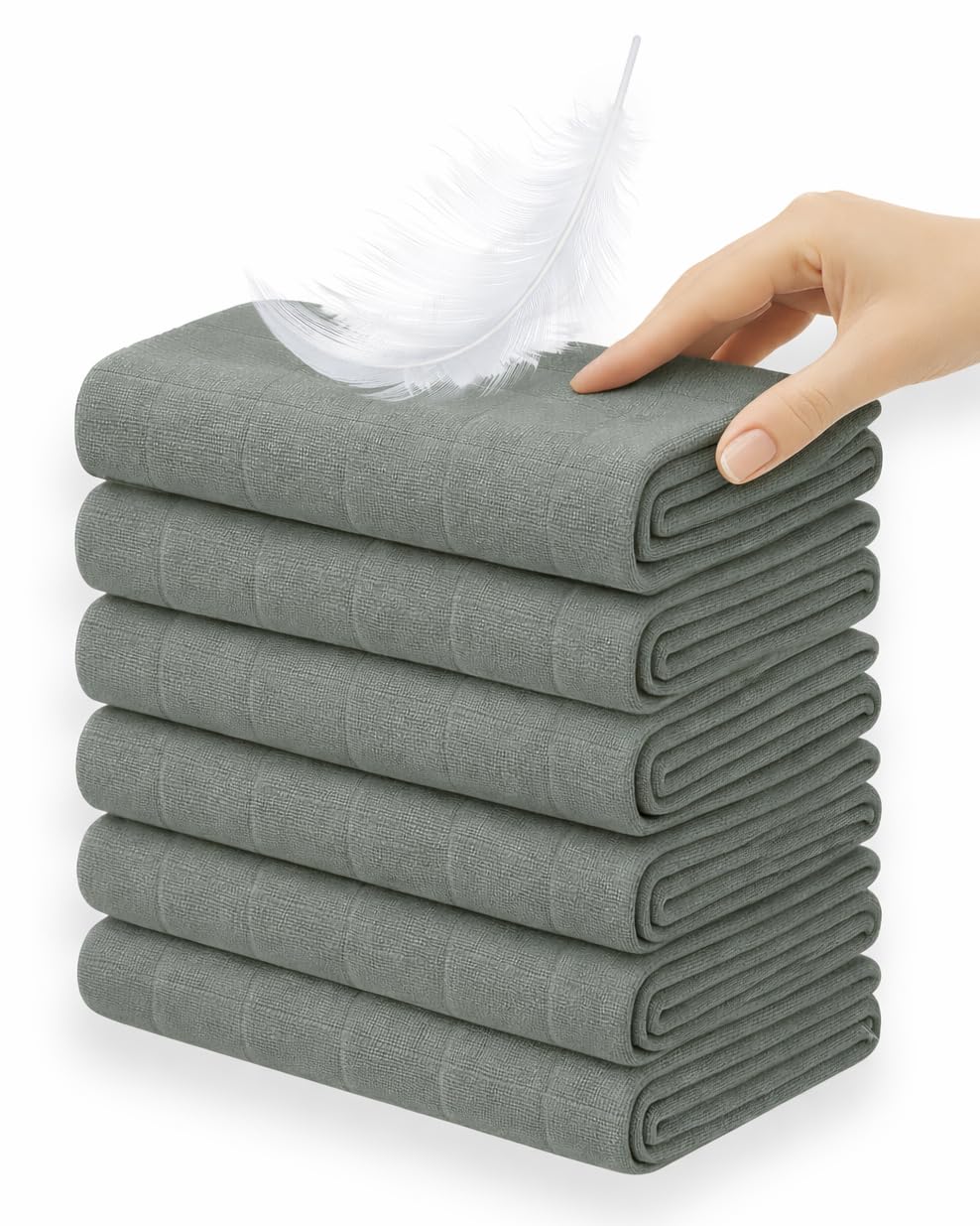 Soft Touch Newborn Essentials 100% Cotton Baby Muslin Cloths 6 Pack 70 x 70 cm