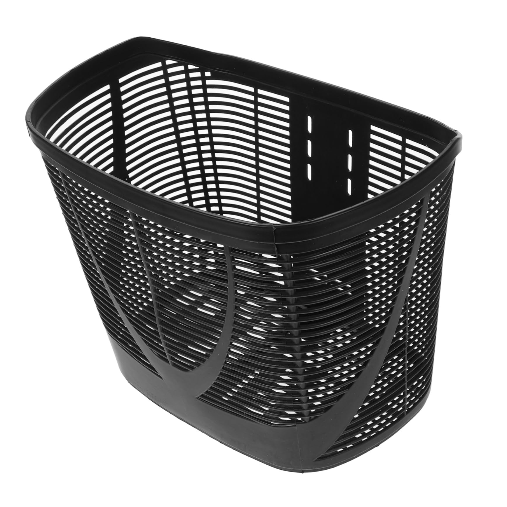 Happyyami Bicycle Accessories Scooter Basket for Electric Scooters Sturdy Mobility Scooter Basket Large Capacity Storage Easy Front Mount Black