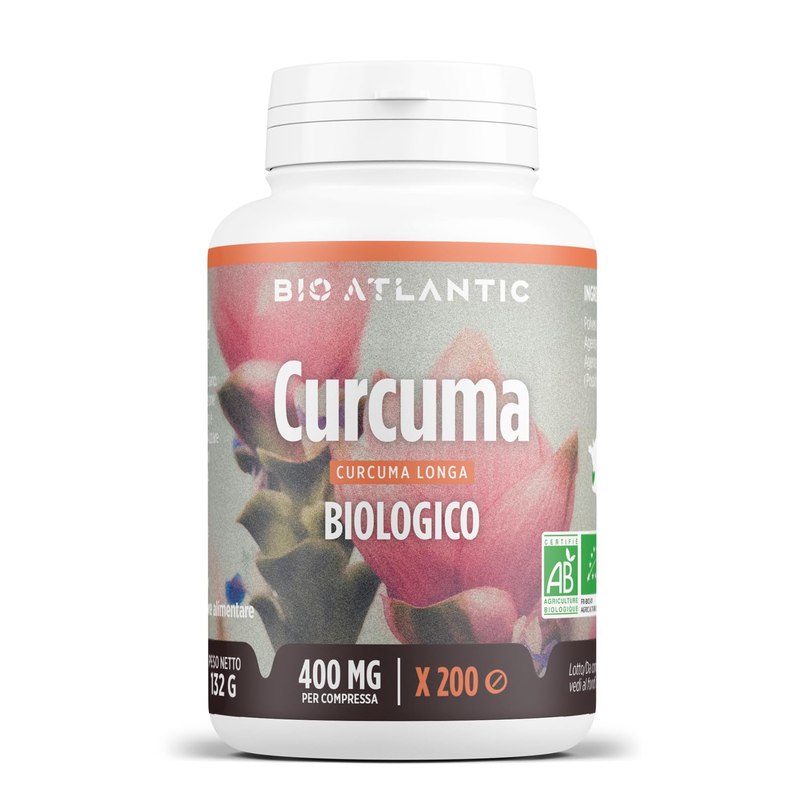 Curcuma Biologico 400 mg - 200 compresse
