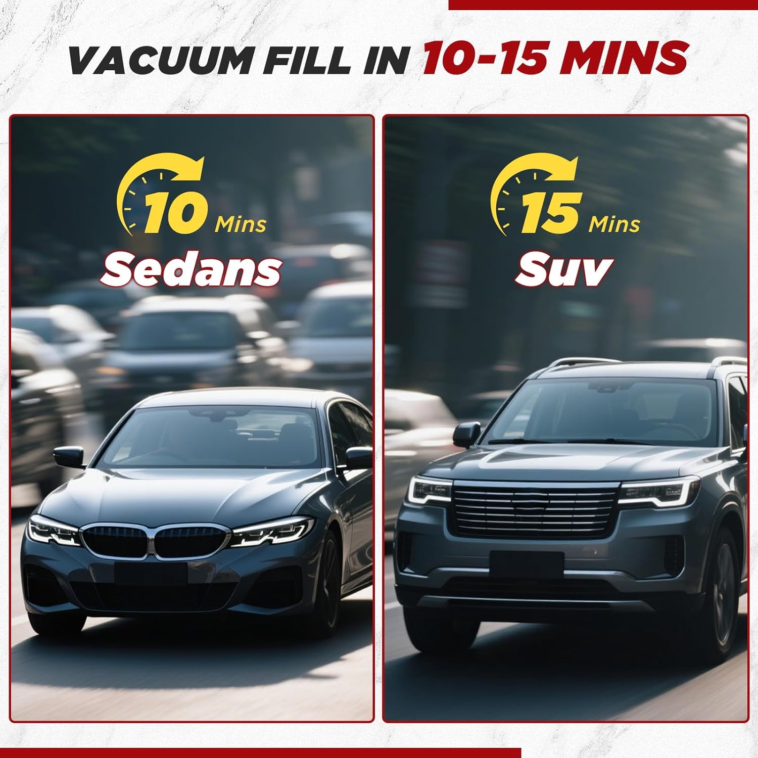 Coolant Pressure Tester and Vacuum Refill Kit with Pressure Gauge,28Pcs Coolant Radiator Pressure Tester Kit for Automotive Cooling System Water Tank Leakage Detection