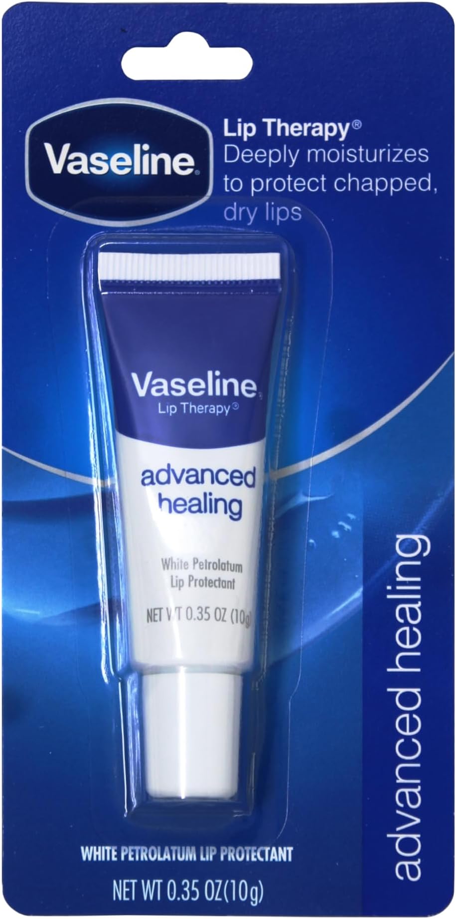 Lip Therapy Lip Balm Tube, Advanced Healing Lip Protectant, 0.35 OZ - 8 Pack