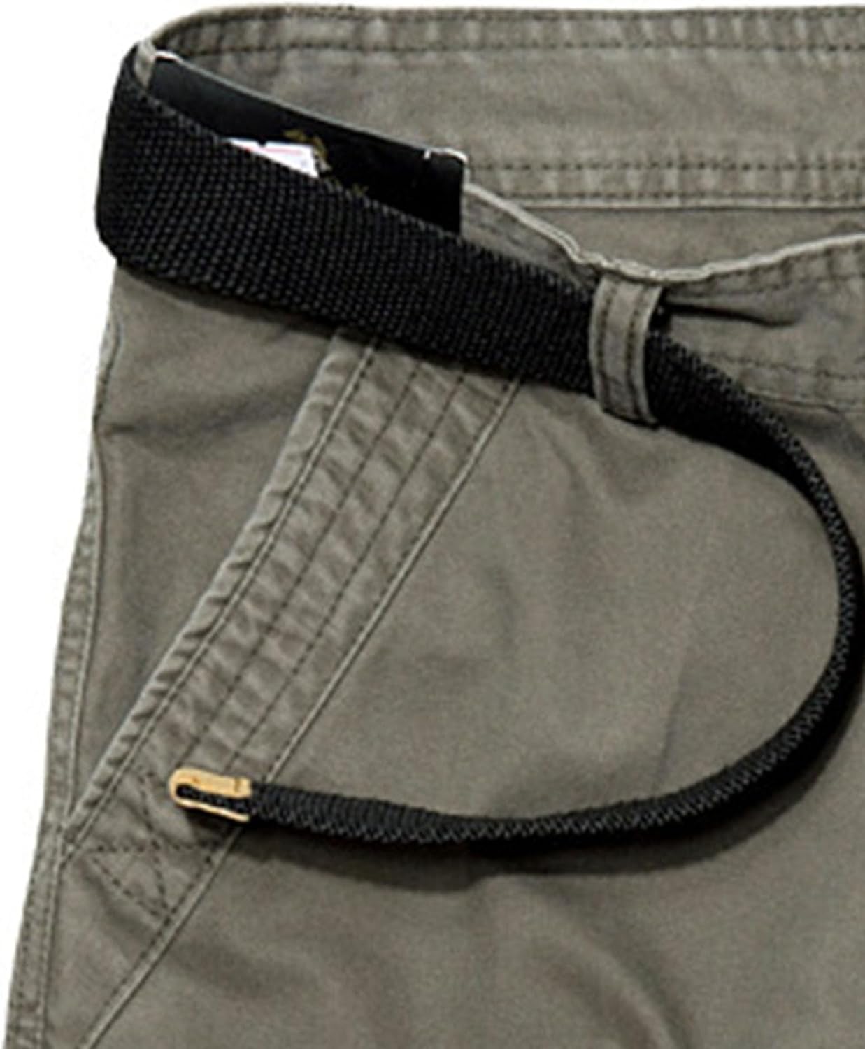 Men's with Multi-Pockets Zipper Cargo Shorts Lightweight Loose Leisure Shorts Summer Classic Comfy Hiking Shorts