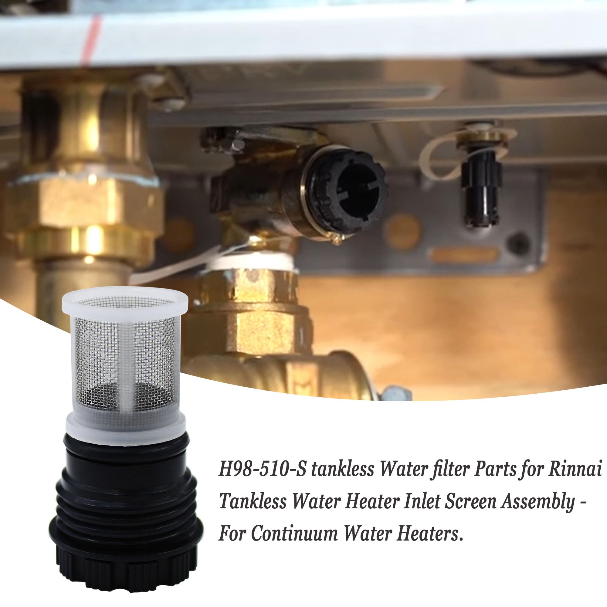 Filtro Para Aquecedor Sem Tanque H98-510-S - Kit Manutenção Com Ferramenta De Remoção