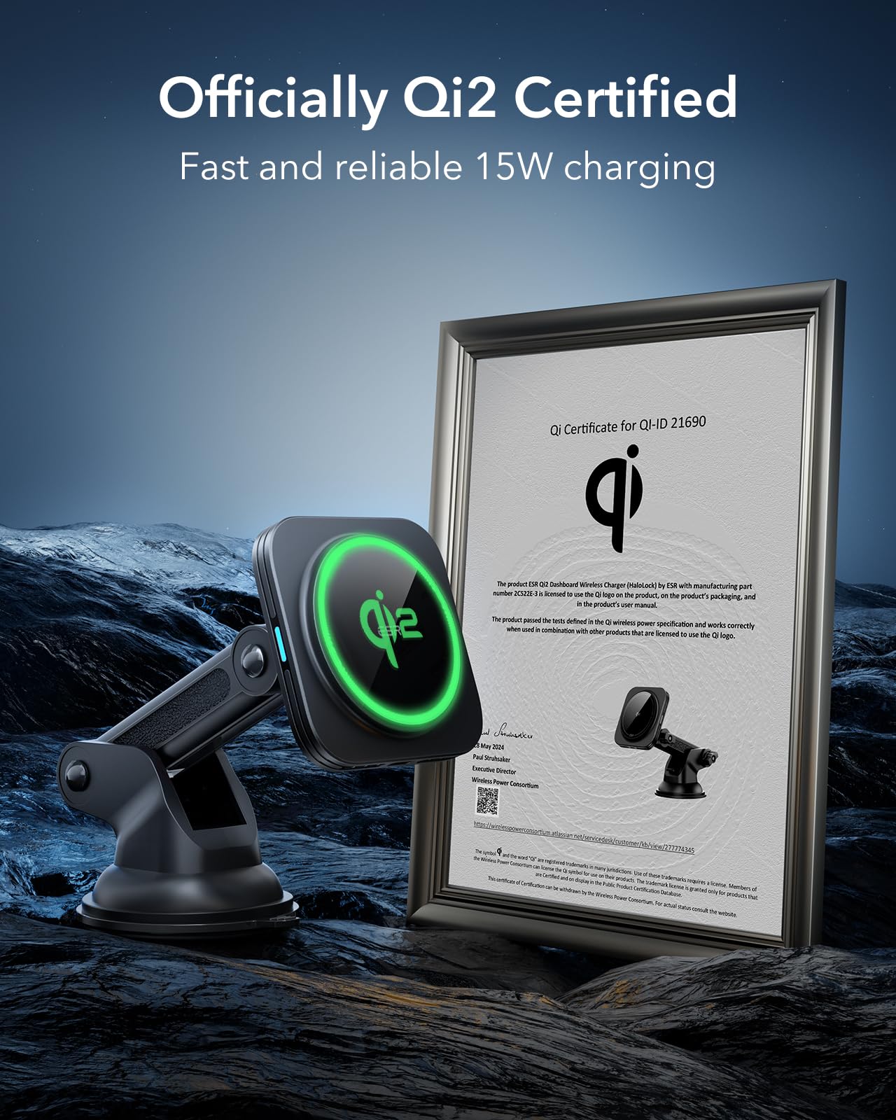 ESR for 15W MagSafe Car Mount Charger - Image 2