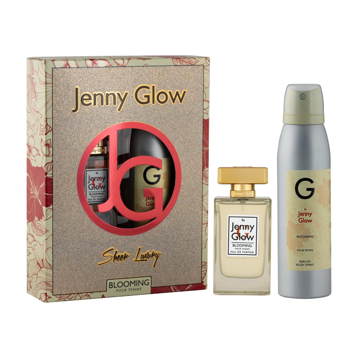 Jenny Glow Luxury Blooming Pour Femme 2 Pieces Gift Set For Woman | Perfume For Women | 30ml Eau De Parfum + 150ml Body Spray | Long Lasting Fragrance | Floral Scent With Tuberose & Jasmine-image-41