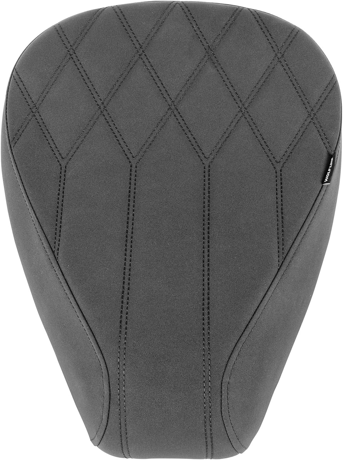 Motorcycle Front Driver Comfort Seat Fit for Honda CT125 Trail125 Hunter Cub 125 2020 2021 2022 2023 2024 2025, Leather Rider Saddle Solo Cushion Pillion Pad, Black