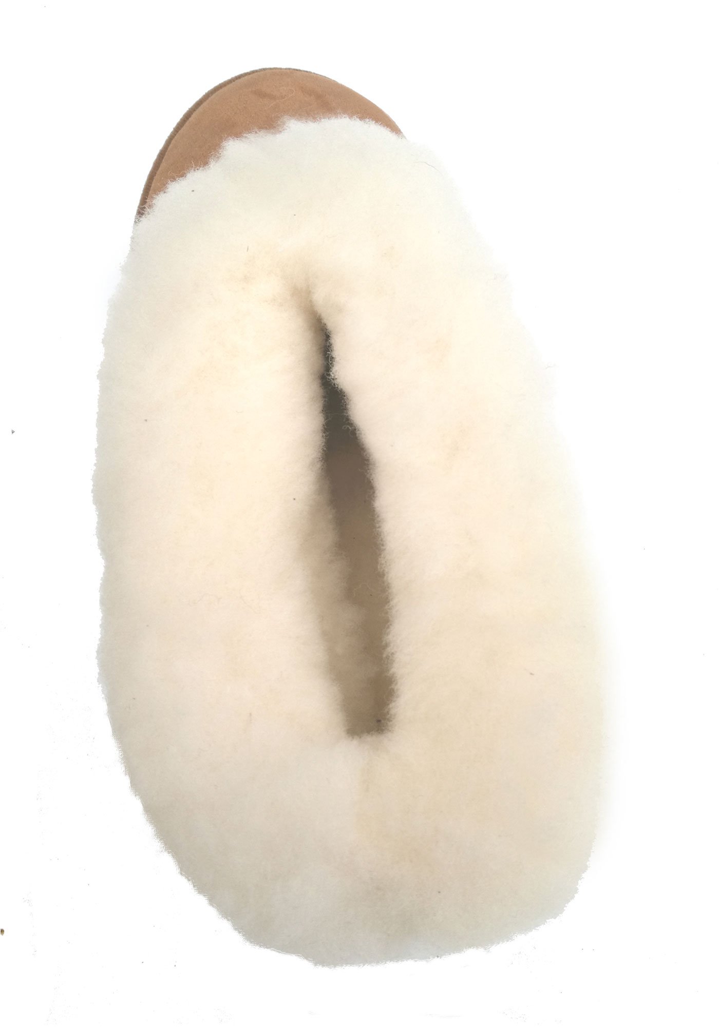 HDH chaussons femmes camel fourrés peau de mouton - tannage naturel