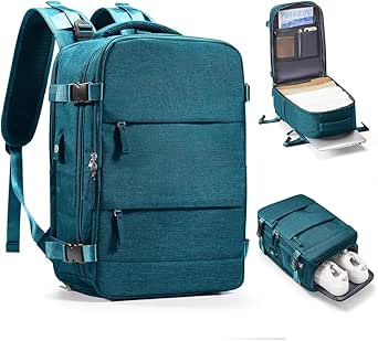 Zaino Da Viaggio 40x20x25 Cabina Ryanair - Impermeabile Con Scomparto Laptop 14'' - Foto 7