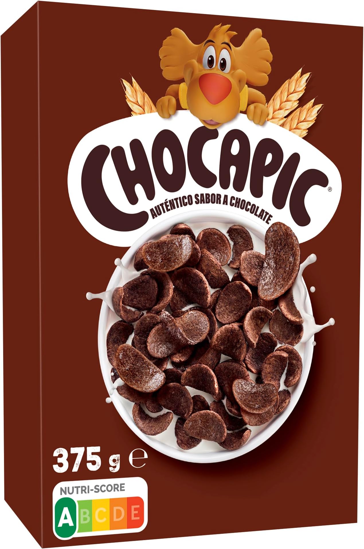 Cereals Breakfast 375 g Chocolate wheat and corn cereals toasted with chocolate (Valentinas Market)