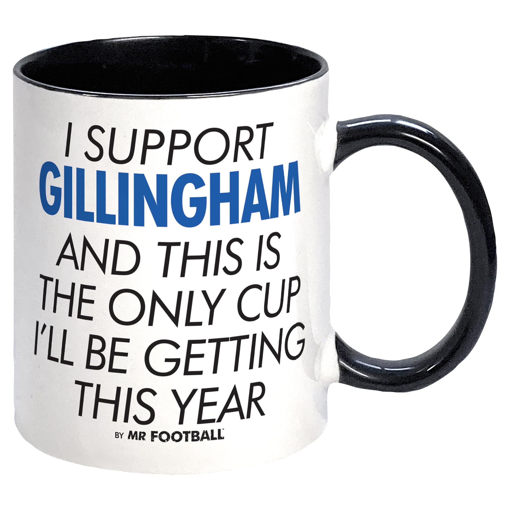 Bomblighters I Support Gillingham and This is only Cup Football Mug - Merchandise Gift for Fan, Ceramic, 250ml