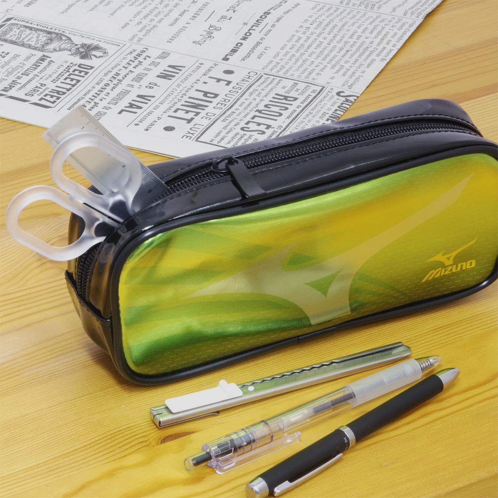 Amazon | サンスター文具 ミズノ ペンケース メタリック S グリーン