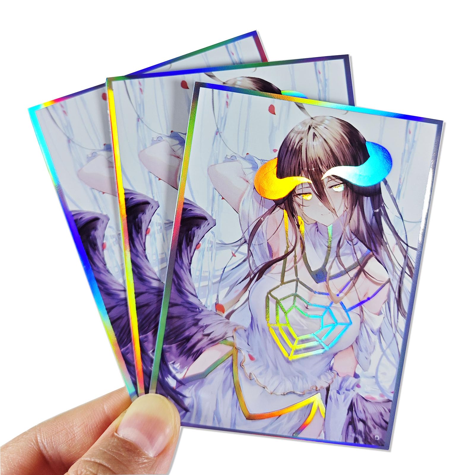 Amazon.com: 60ct (Albedo) Holographic Standard Size Cards for MTG/TCG/PTCG  Art Anime Printing Card Sleeves Protectors 67x 92 mm (Holo_67x92_A18) :  Toys & Games
