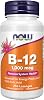 NOW Foods Suplementos, Vitamina B-12 1,000 mcg con Ácido Fólico, Salud del Sistema Nervioso*, 250 Pastillas Masticables Masticable 250 Count (Paquete de 1) 1