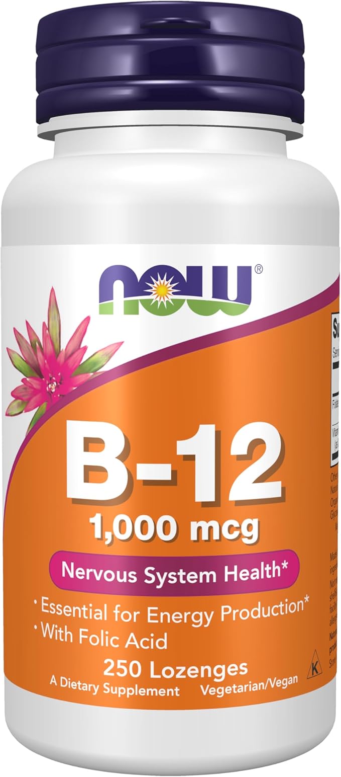 Vitamina B-12 1000mcg (250 Caps) Now Food