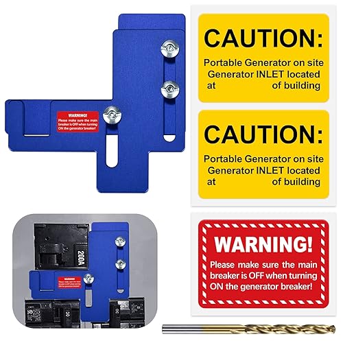 Miniatura 16 de LATING Generador de enclavamiento para paneles Siemens o Murray de 150 o 200 amperios con 7/8 a 1 1/4 pulgadas de espaciado, plateado