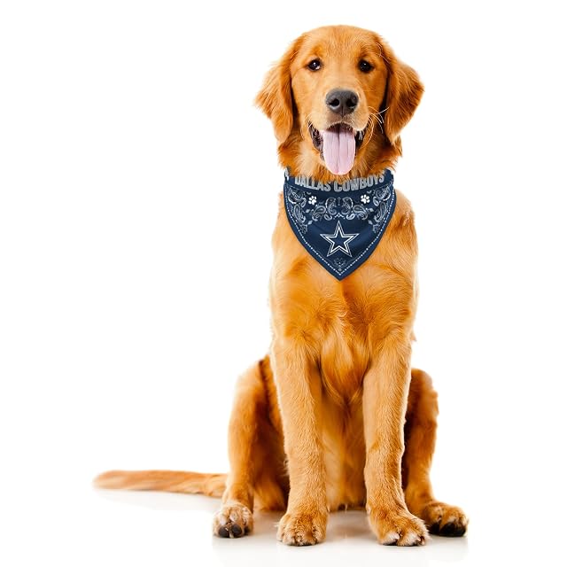 Foto 3 de 7 de Littlearth NFL Equipo Perro Bandana, Azul
