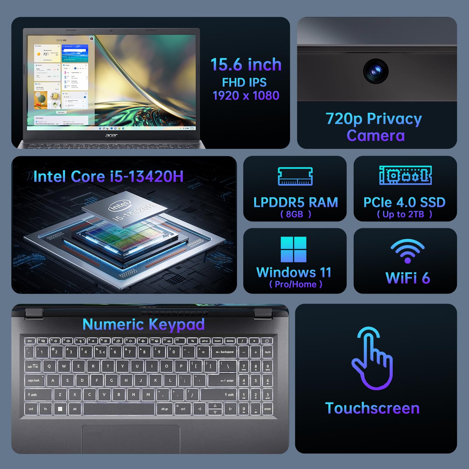 Amazon.com: acer Aspire 5 Laptop,15.6