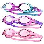 findway Kids Swim Goggles, Kids Swimming Goggles Anti-fog No Leaking Girls Boys for Age 3-12
