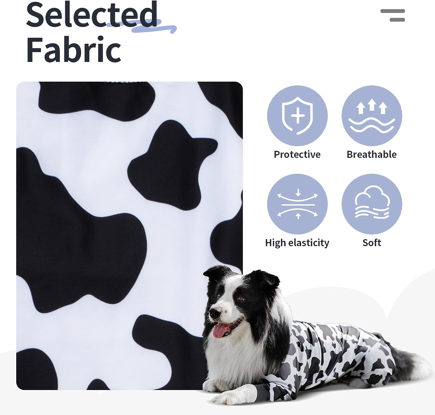 Dog Recovery Suit,Dog Pajamas After Spay,Reduce Licking Wounds,Spots,2XL | Breathable, Lightweight, Reduces Shedding, Sun Protection, UV Protection