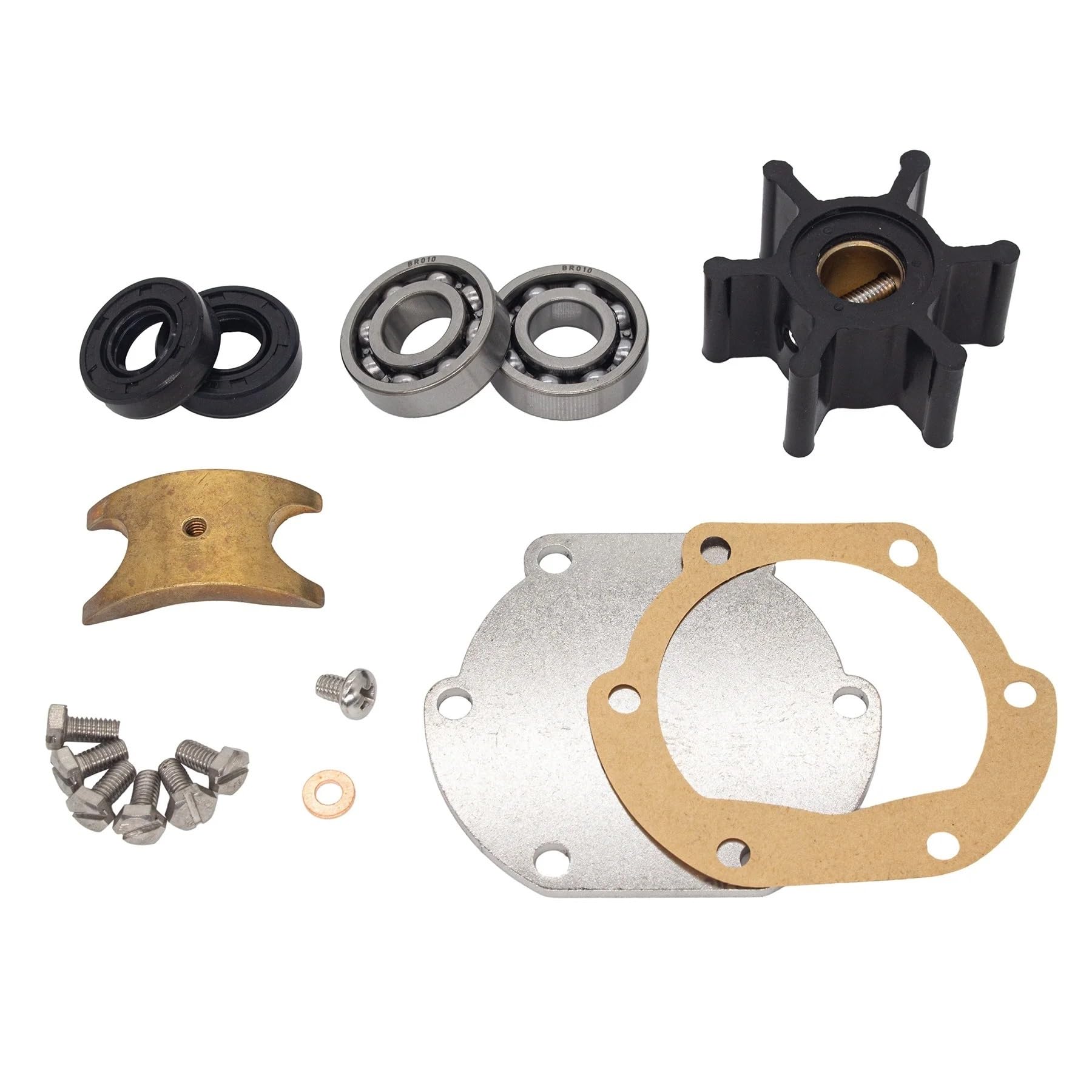 3580945 para kit de reparación bomba agua mar cruda para motor marino Volvo Penta 829895 21951370 3593654 para Johnson 10-35098 10-24463