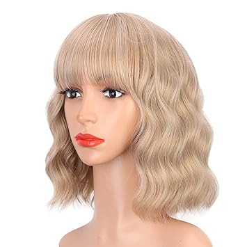 Peluca rubia corta amazon Clearance