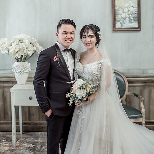 Miniatura 5 de EXCEART Broche de boda para manualidades, 100 piezas de pasadores de seguridad de plástico para ojales, ramilletes para boda, novio, broche de