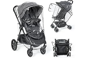 Universal Clear Stroller Rain Cover - Baby Travel Essentials