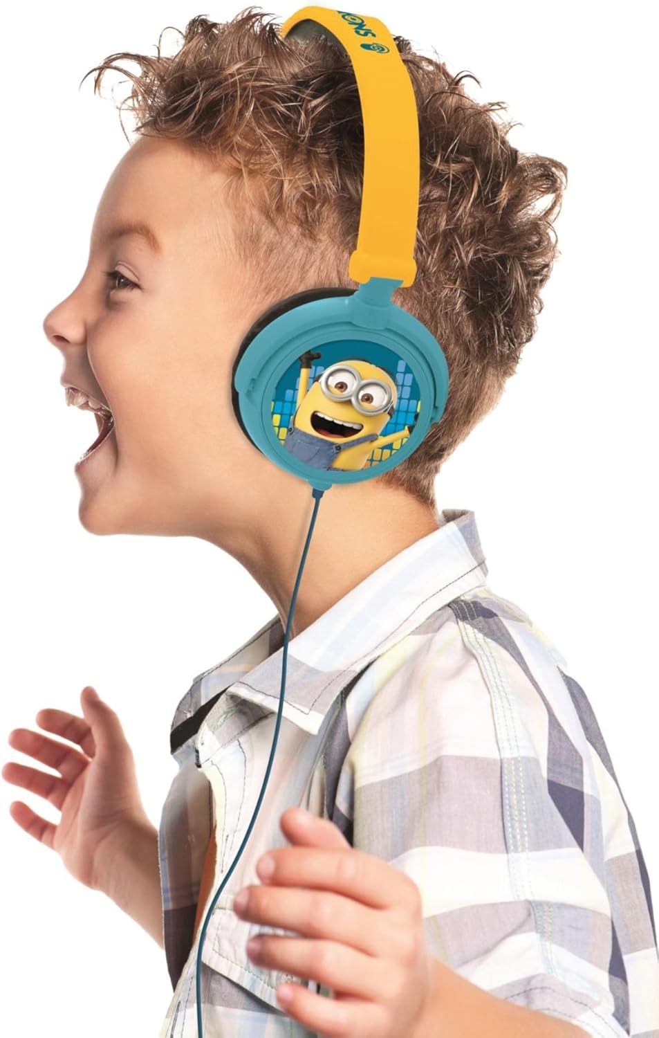 LEXiBOOK HP010DES Despicable Me Stereo On-Ear Headphones - Blue