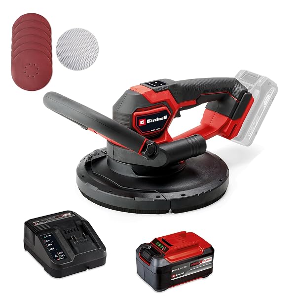 Einhell Pro TP-DWS 18/225 Li BL Akku-Trockenbauschleifer mit Akku-Pack