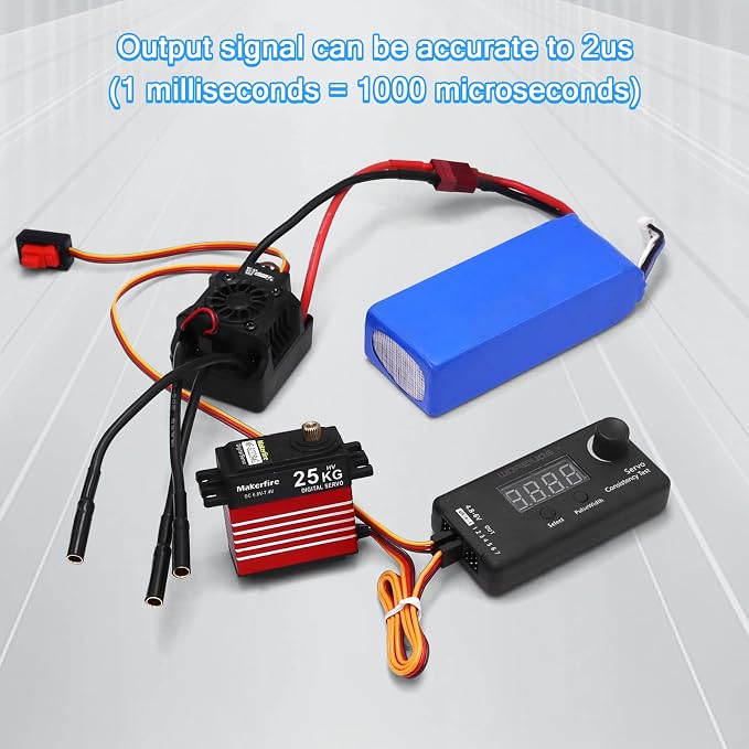 Probador digital de servos para RC helicóptero avión auto miniatura 4