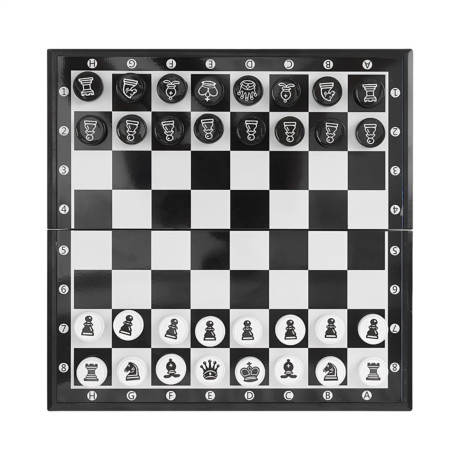 Magnetic Chess Set | Magnetic Foldable Chessboard | Board Game,for Adults Beginner Professional Play Travel Home Table Outdoor Learning Family Night