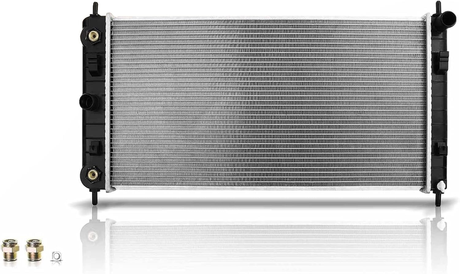 Engine Coolant Radiator with Transmission Oil Cooler Compatible with Chevrolet Malibu 2.4L 3.6L 2008-2012, Pontiac G6 2.4L 2006-2010, G6 3.6L 2007-2009,Saturn Aura 2.4L 3.6L 2007-2009 Replace 52495681