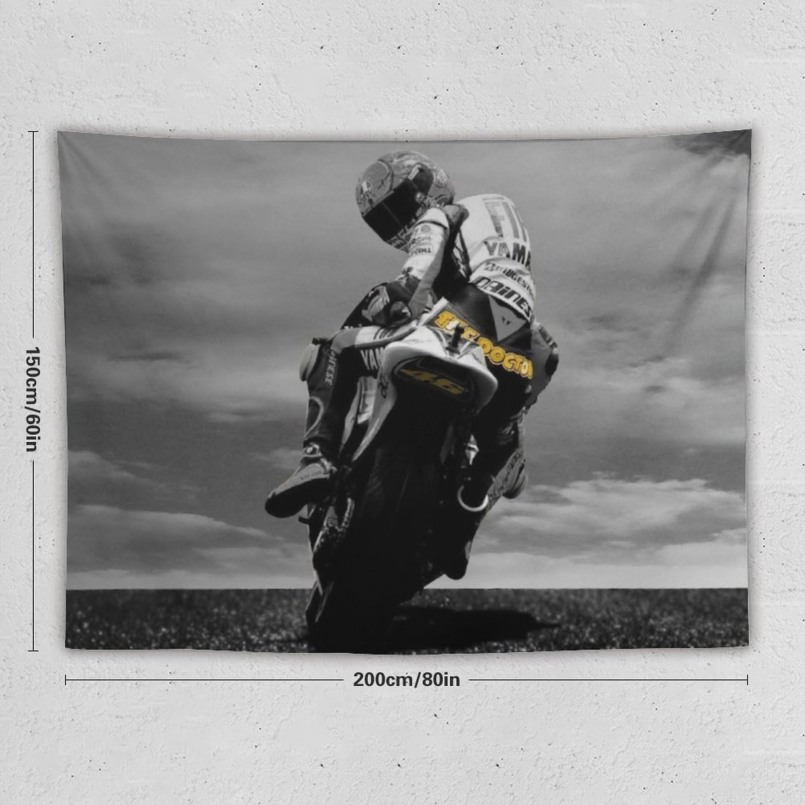 Amazon.co.jp: スポーツバイクレースリビングポスター タペストリー