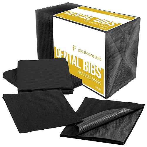 Miniatura 15 de Baberos dentales desechables, baberos para pacientes, impermeables, para perforación y tatuaje o para pacientes, babero de 13 x 18 pulgadas