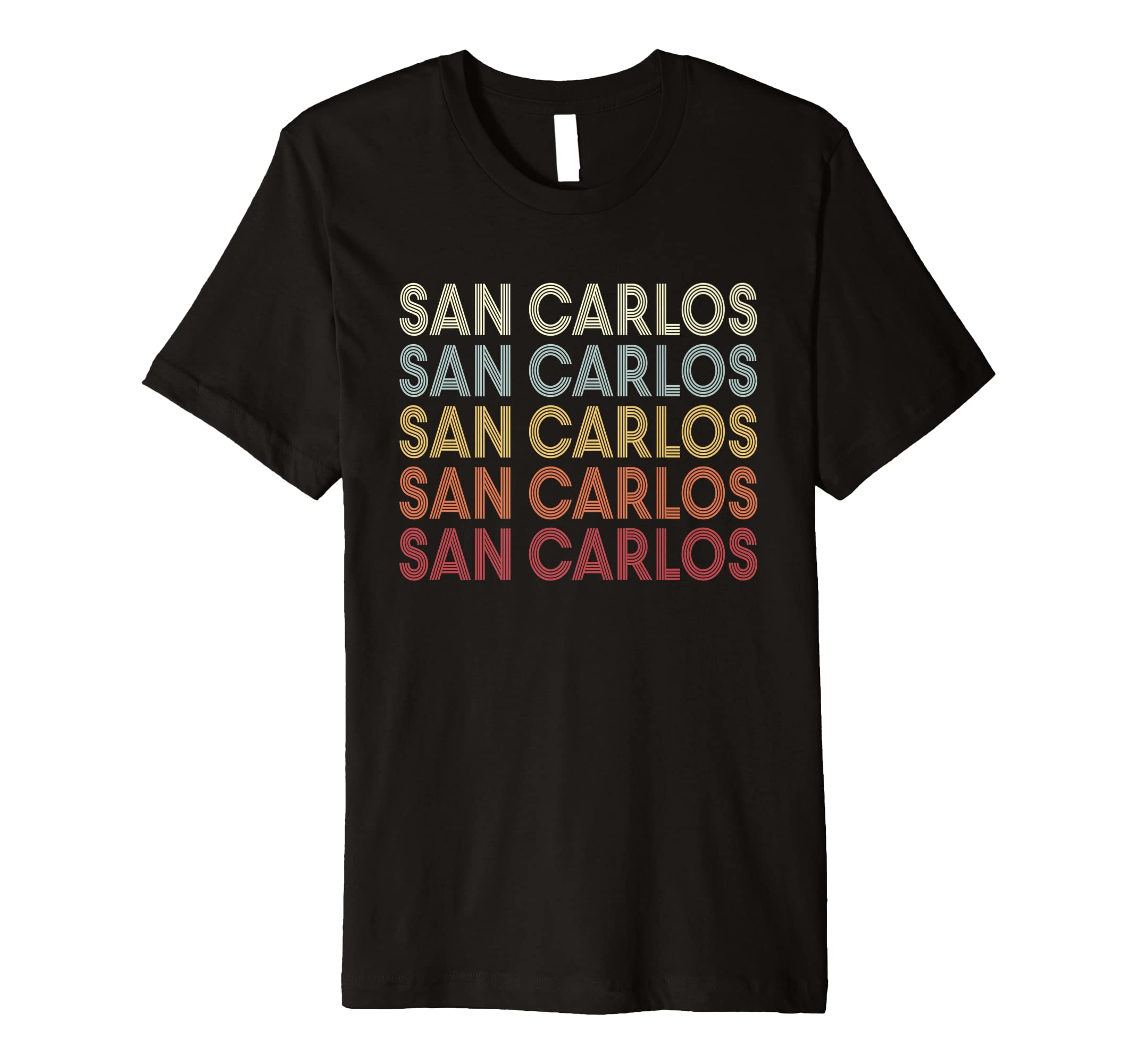 San-Carlos Texas San-Carlos TX Retro VintageText Premium T-Shirt