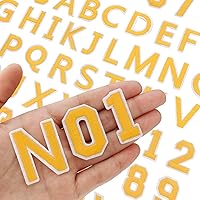 Vista 22 de 72 parches de letras para planchar con números, parches bordados de letras A-Z números 0-9 para ropa, vestido, sombrero, jeans, accesorios de Negro