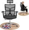 MELOKEA 200kg 440LBS Ergonomic Office Chair for Heavy People, Wide Mesh Heavy Duty Chair XL with Auto-chasing Lumbar, 3D Widened Arm, Big and Tall 90° 110° 122° Lock, ReliefBack Pro Max EN12520