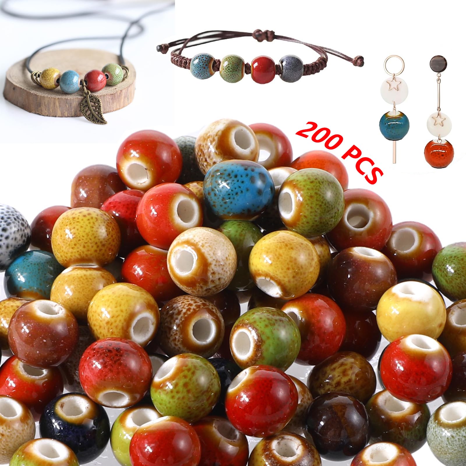 32 Cornici Focali In Acrilico Con Anello Da 30 Mm E 2 Fori – Perline A Cerchio Per Creare Gioielli, Bracciali E Portachiavi Fai Da Te