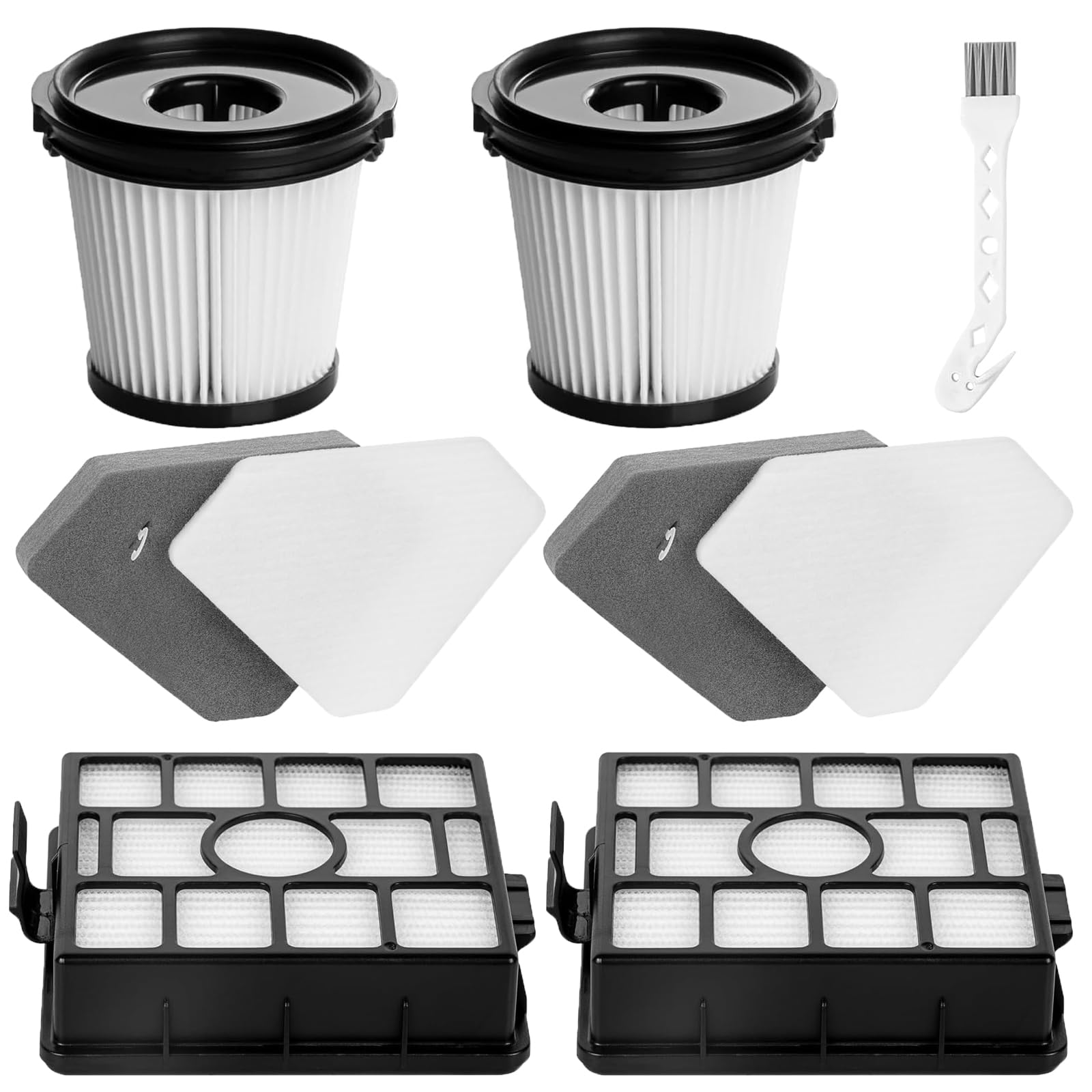 HEPA-Filter Ersatz für Shark BU3523, BU3521, BU3120, kompatibel mit Shark Clean & Empty schnurlosem Stick-Staubsauger, Auto-Leersystem, Ersatzteile für leichte Hand- und Handstaubsauger