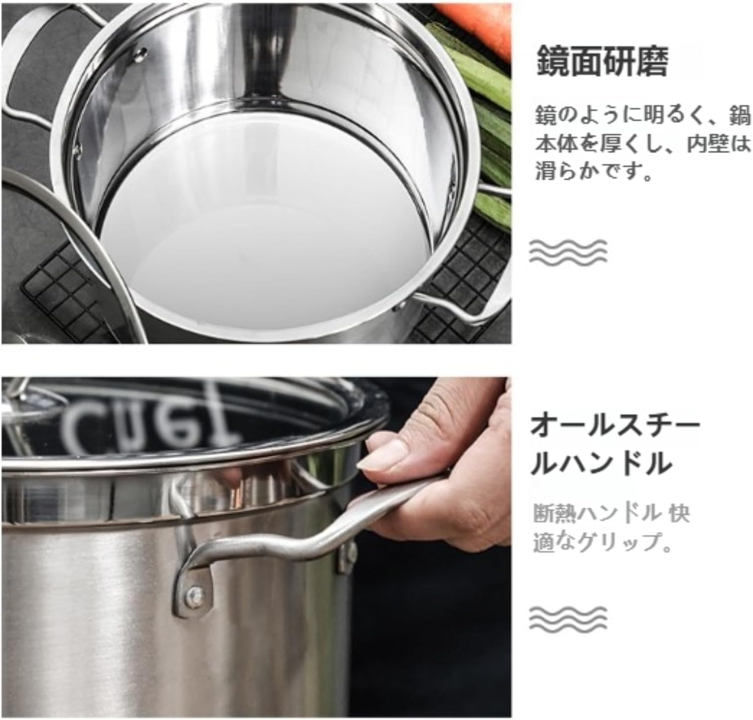 【新品】フィスラー サンフランシスコ　シチューポッド 24cm ガラス蓋付き フィスラー 公式 両手鍋 24cm サンフランシスコ シチューポット