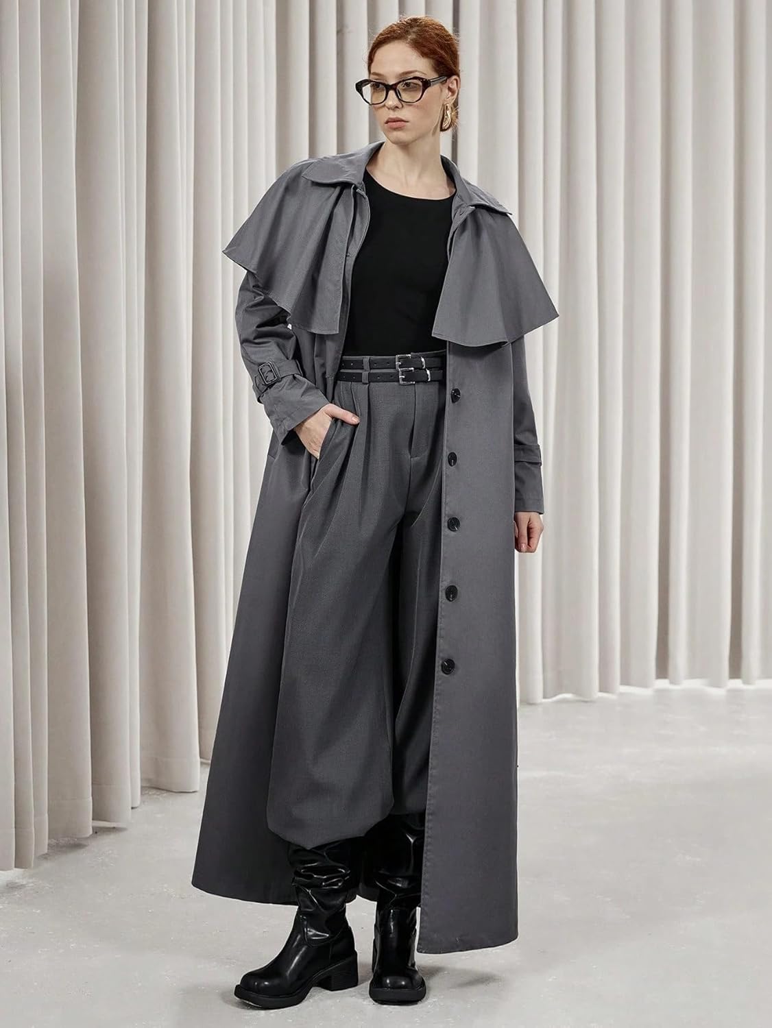Women's Casual 2025 Coats Long Trench Coat