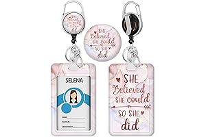 Women Inspirational Badge Holder